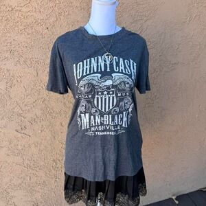 Johnny cash nashville grunge tee